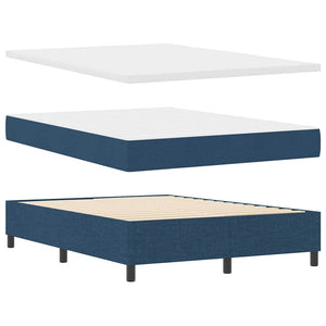 Κρεβάτι με ελατήρια με μαξιλάρι Μπλε 200 x 160 εκατοστά ύφασμα - Pakobazaar