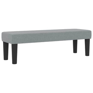 Κρεβάτι με ελατήρια Ανοιχτό γκρι 180 x 200 cm ύφασμα - Pakobazaar