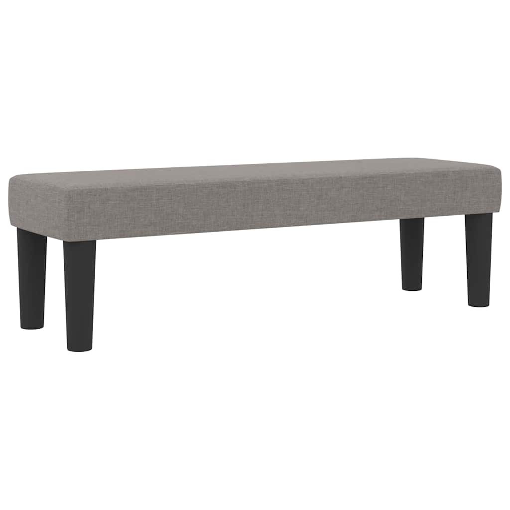 Κρεβάτι με ελατήρια με κεφαλάρι Taupe 140 x 190 cm ύφασμα