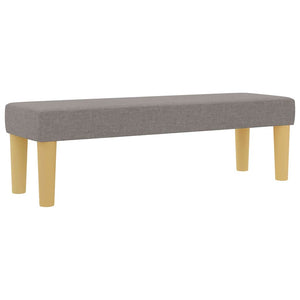 Κρεβάτι με ελατήρια με κεφαλάρι Taupe 200 x 160 εκατοστά ύφασμα