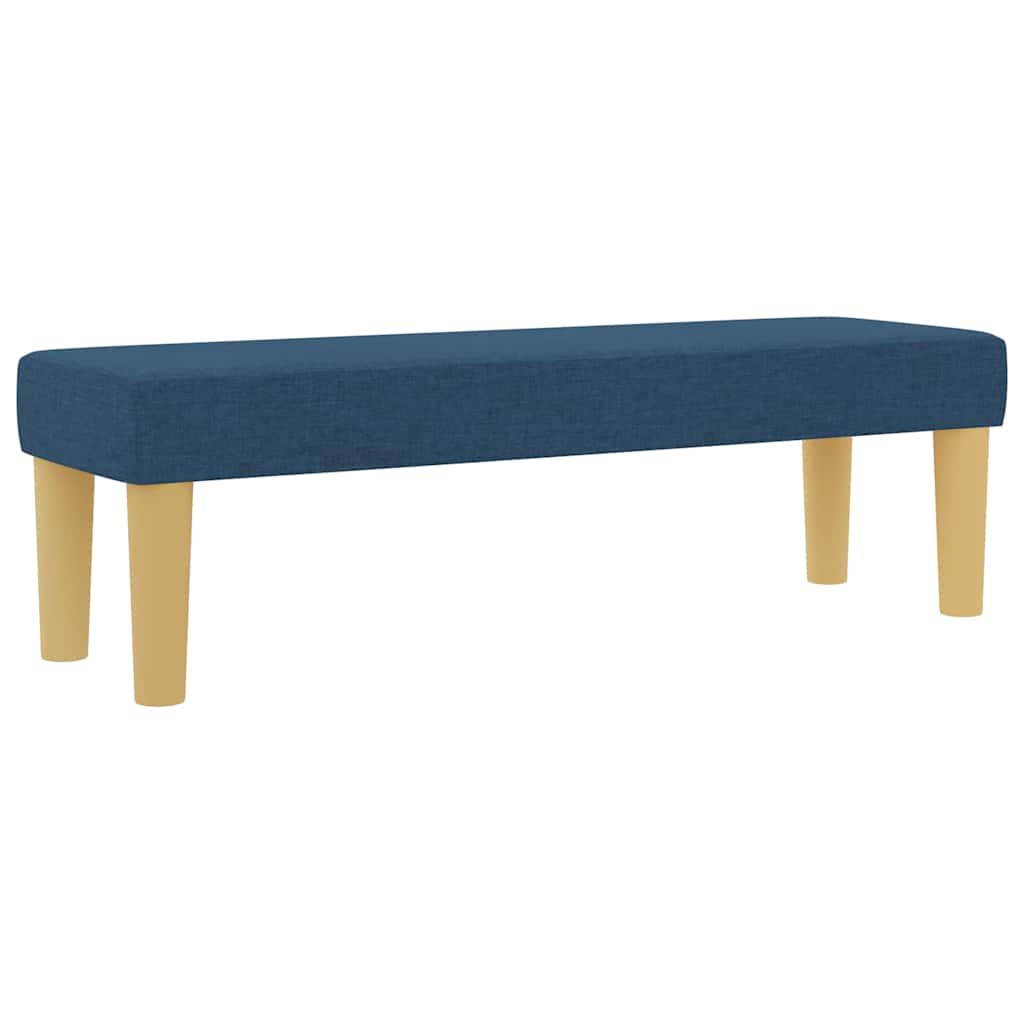 Κρεβάτι με ελατήρια με μαξιλάρι Μπλε 200 x 140 cm ύφασμα - Pakobazaar