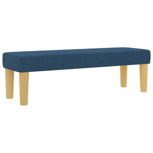 Κρεβάτι με ελατήρια με μαξιλάρι Μπλε 200 x 140 cm ύφασμα - Pakobazaar