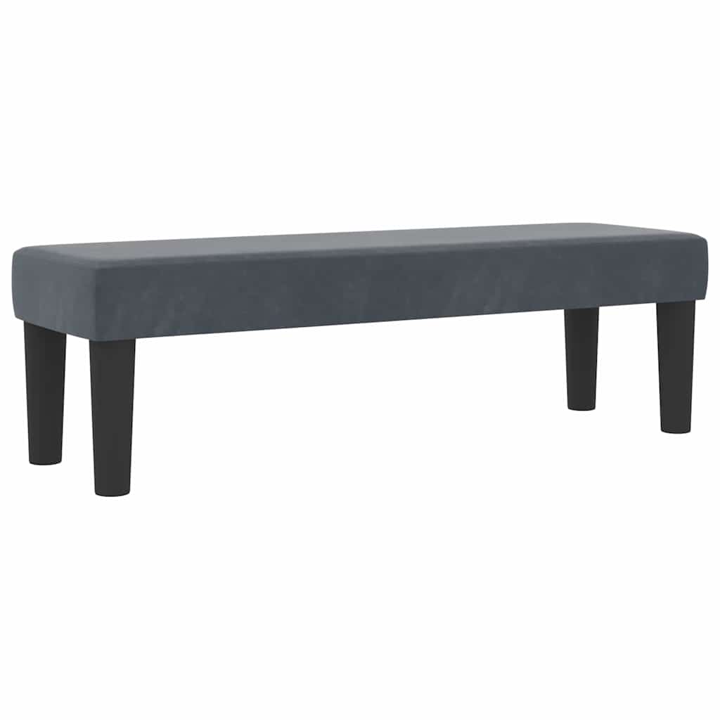 Κρεβάτι με ελατήρια Σκούρο Γκρι 200 x 180 cm Βελούδο - Pakobazaar