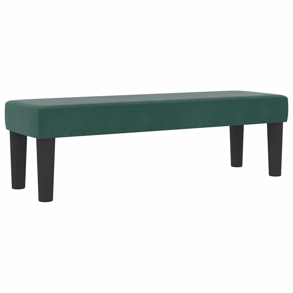 Κρεβάτι με ελατήρια Σκούρο πράσινο 200 x 180 cm Βελούδο - Pakobazaar