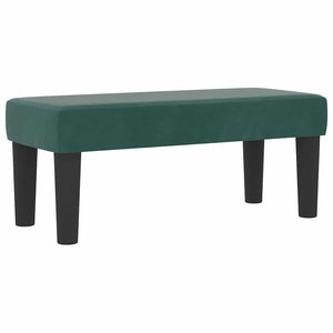 Κρεβάτι με ελατήρια Σκούρο πράσινο 200 x 80 εκατοστά Βελούδο - Pakobazaar