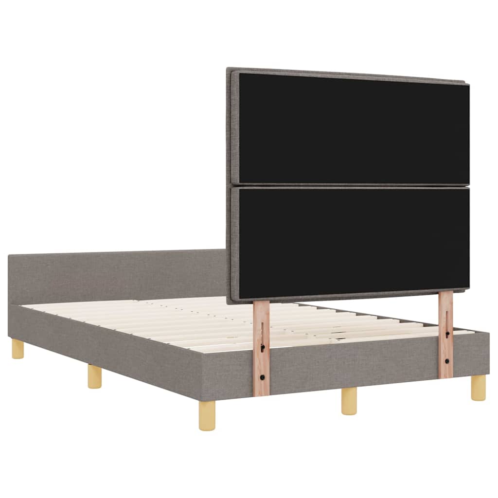 Σκελετός Κρεβατιού με κεφαλάρι Taupe 120 x 200 cm ύφασμα