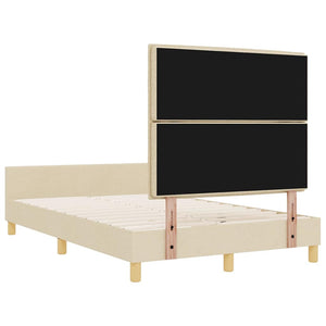 Σκελετός Κρεβατιού με κεφαλάρι Κρεμ 120 x 200 cm ύφασμα