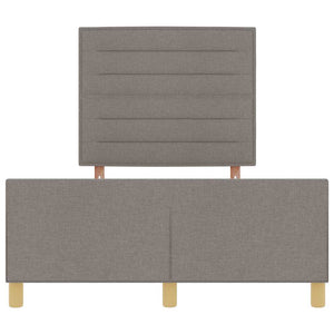 Σκελετός Κρεβατιού με κεφαλάρι Taupe 140 x 190 cm ύφασμα - Pakobazaar