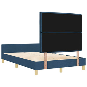 Σκελετός Κρεβατιού με κεφαλάρι Μπλε 160 x 200 cm ύφασμα
