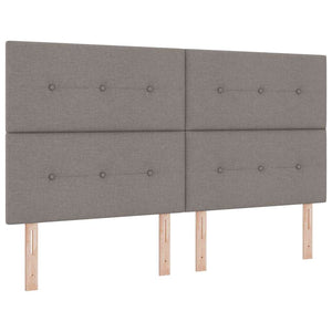 Σκελετός Κρεβατιού με κεφαλάρι Taupe 180 x 200 cm ύφασμα