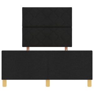 Σκελετός Κρεβατιού με κεφαλάρι Μαύρο 120 x 200 cm ύφασμα - Pakobazaar