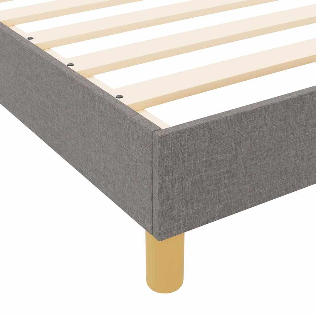 Σκελετός Κρεβατιού με κεφαλάρι Taupe 160 x 200 cm ύφασμα - Pakobazaar