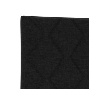 Σκελετός Κρεβατιού με κεφαλάρι Μαύρο 180 x 200 cm ύφασμα