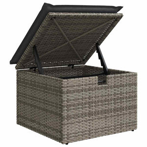 Σετ Καναπέ Κήπου 7 τμχ. Γκρι συνθετικό ρατάν
