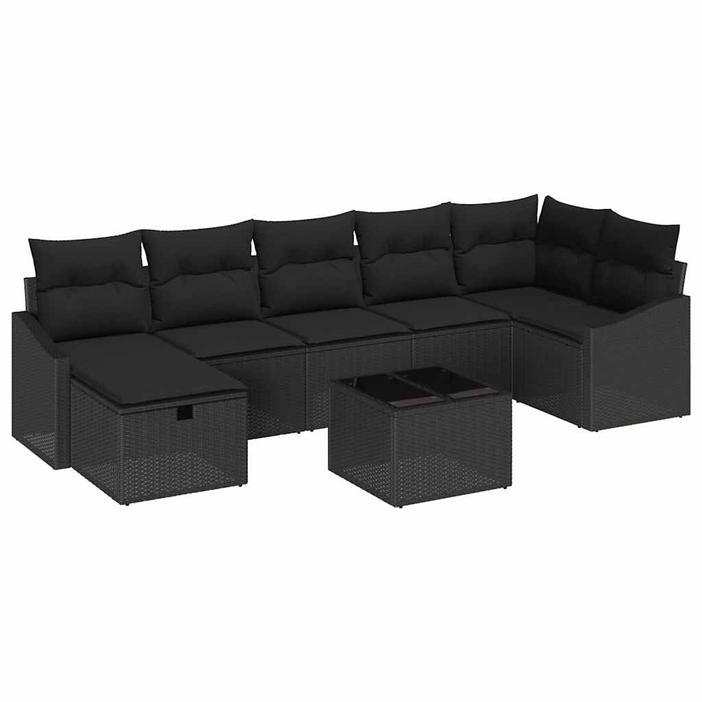 Σετ Καναπέ με μαξιλάρι 8 pcs συνθετικό ρατάν