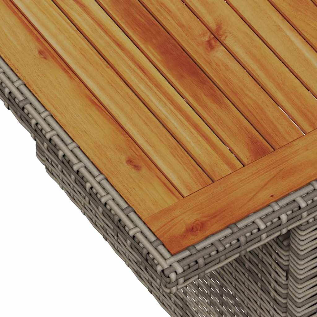 Σετ Καναπέ Κήπου 8 pcs Γκρι συνθετικό ρατάν