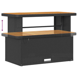 Σετ Καναπέ Κήπου 13 pcs Μαύρο συνθετικό ρατάν - Pakobazaar