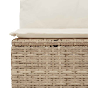 Σετ Καναπέ Κήπου 14 τεμ. 14-Αριθμός καθισμάτων Μπεζ και Κρέμα