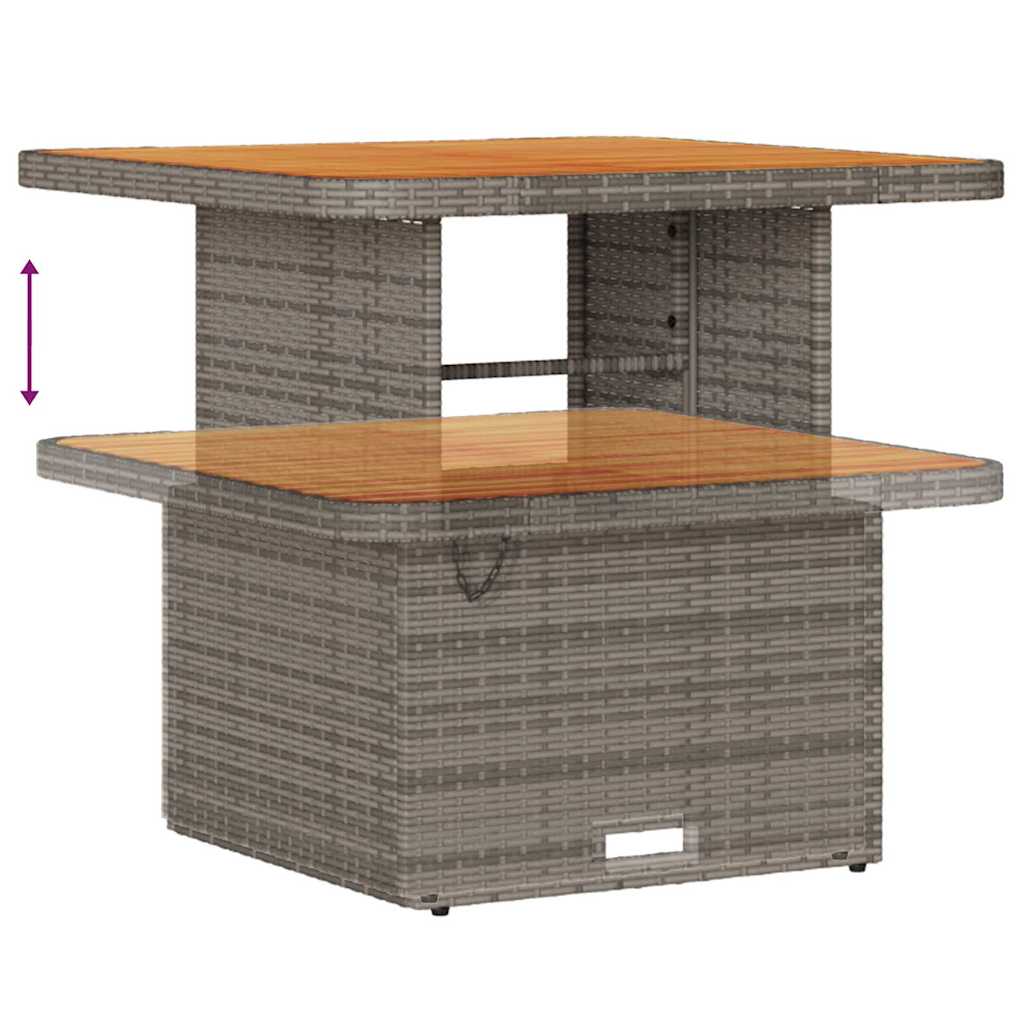 Σετ Καναπέ Κήπου με μαξιλάρι 11 pcs Γκρι