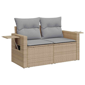 Σετ Καναπέ Κήπου 13 τμχ. Μπεζ συνθετικό ρατάν