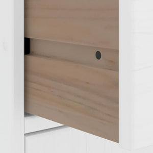 Πλαϊνά ντουλάπια 6 τεμ. ODDA 40x24x79 εκ. από Μασίφ Ξύλο Πεύκου - Pakobazaar