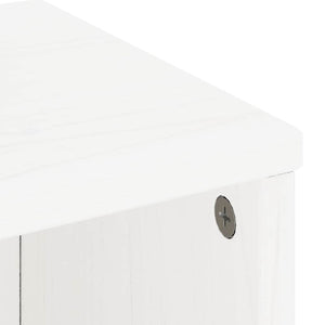 Πλαϊνά ντουλάπια 5 τεμ. ODDA 40x24x79 εκ. από Μασίφ Ξύλο Πεύκου