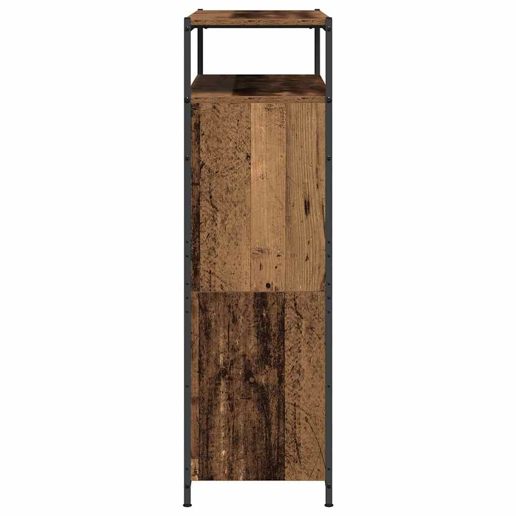 Ντουλάπα Παπουτσιών με ράφι Παλιό ξύλο 100 x 34 x 112 εκ