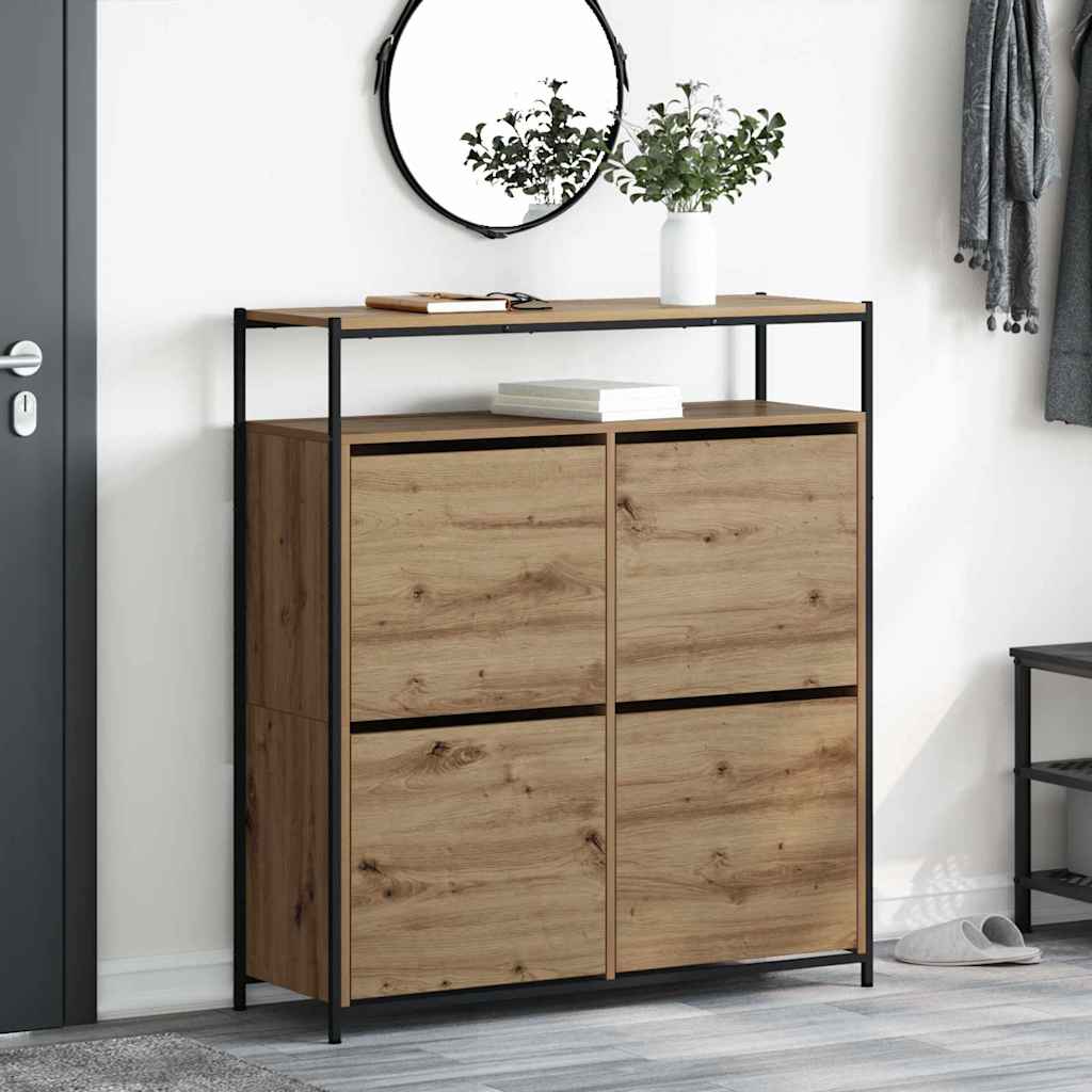 Ντουλάπα Παπουτσιών με ράφι Artisan Oak 100 x 34 x 112 εκ - Pakobazaar