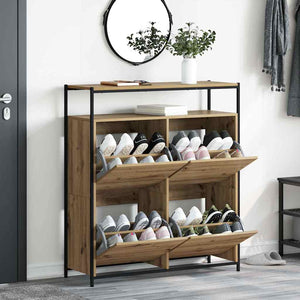 Ντουλάπα Παπουτσιών με ράφι Artisan Oak 100 x 34 x 112 εκ - Pakobazaar