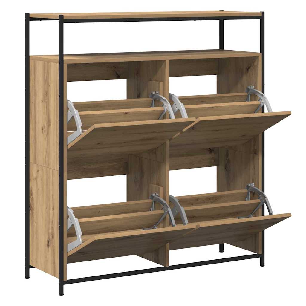 Ντουλάπα Παπουτσιών με ράφι Artisan Oak 100 x 34 x 112 εκ - Pakobazaar