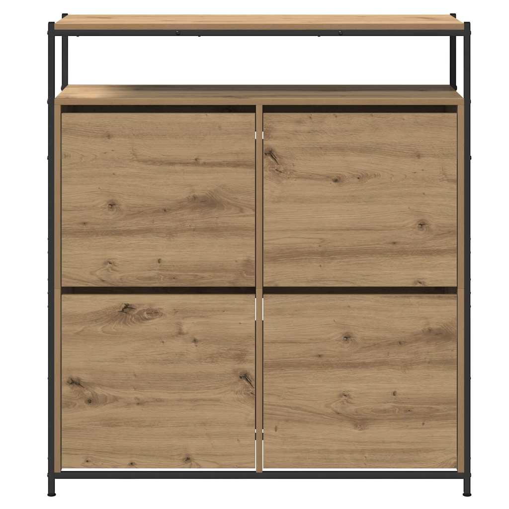 Ντουλάπα Παπουτσιών με ράφι Artisan Oak 100 x 34 x 112 εκ - Pakobazaar