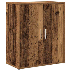 Πλαϊνό γραφείο 2 pcs Παλιό ξύλο 60 x 31 x 70 εκ - Pakobazaar