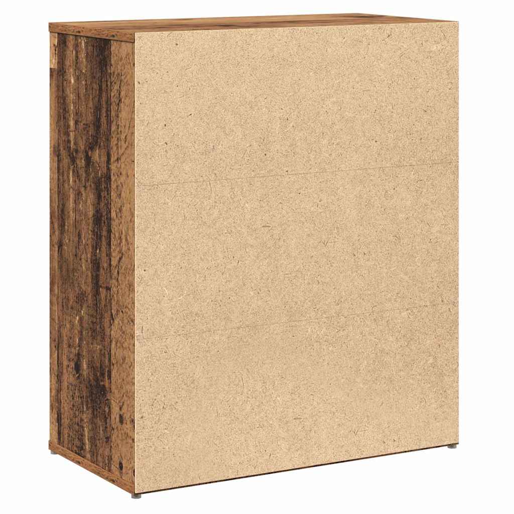 Πλαϊνό γραφείο 2 pcs Παλιό ξύλο 60 x 31 x 70 εκ - Pakobazaar