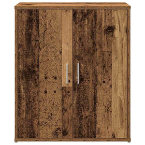 Πλαϊνό γραφείο 2 pcs Παλιό ξύλο 60 x 31 x 70 εκ - Pakobazaar