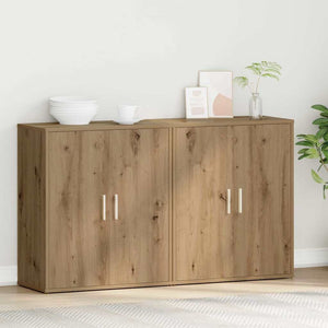Πλαϊνό γραφείο 2 pcs Artisan Oak 60 x 31 x 70 εκ - Pakobazaar