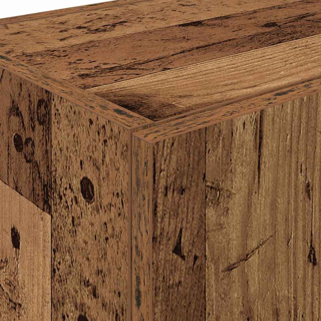 Πλαϊνός πάγκος κουζίνας 2 pcs Παλιό ξύλο 60 x 50 x 180 εκ - Pakobazaar