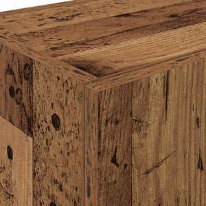 Πλαϊνός πάγκος κουζίνας 2 pcs Παλιό ξύλο 60 x 50 x 180 εκ - Pakobazaar