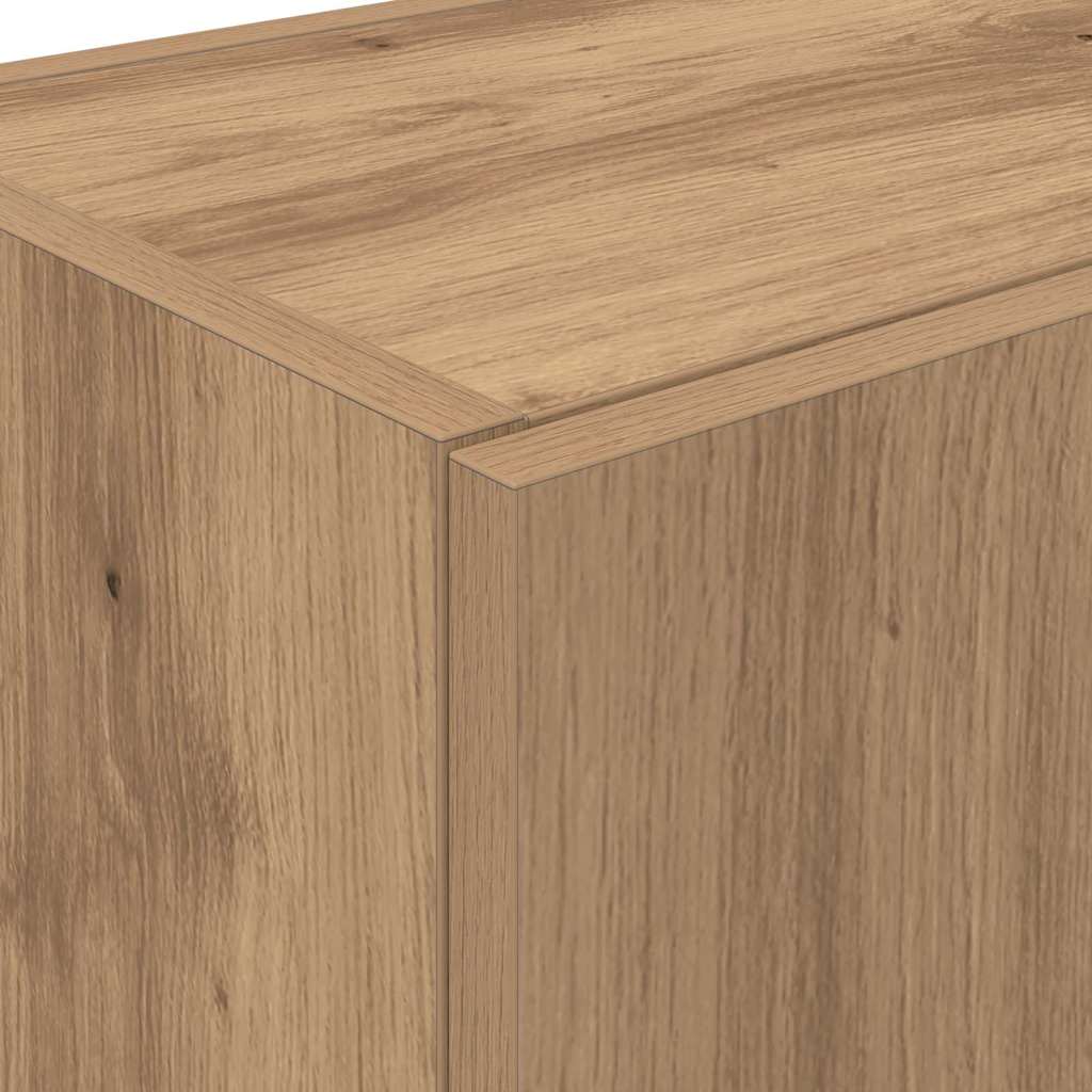 Πλαϊνός πάγκος κουζίνας 2 pcs Artisan Oak 60 x 50 x 180 εκ - Pakobazaar