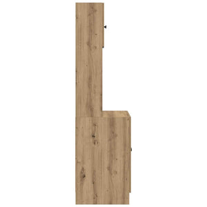 Πλαϊνός πάγκος κουζίνας 2 pcs Artisan Oak 60 x 50 x 180 εκ - Pakobazaar
