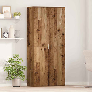 Ψηλή Ντουλάπα 80 x 35 x 180 εκ Επεξεργασμένο Ξύλο Παλιό Ξύλο