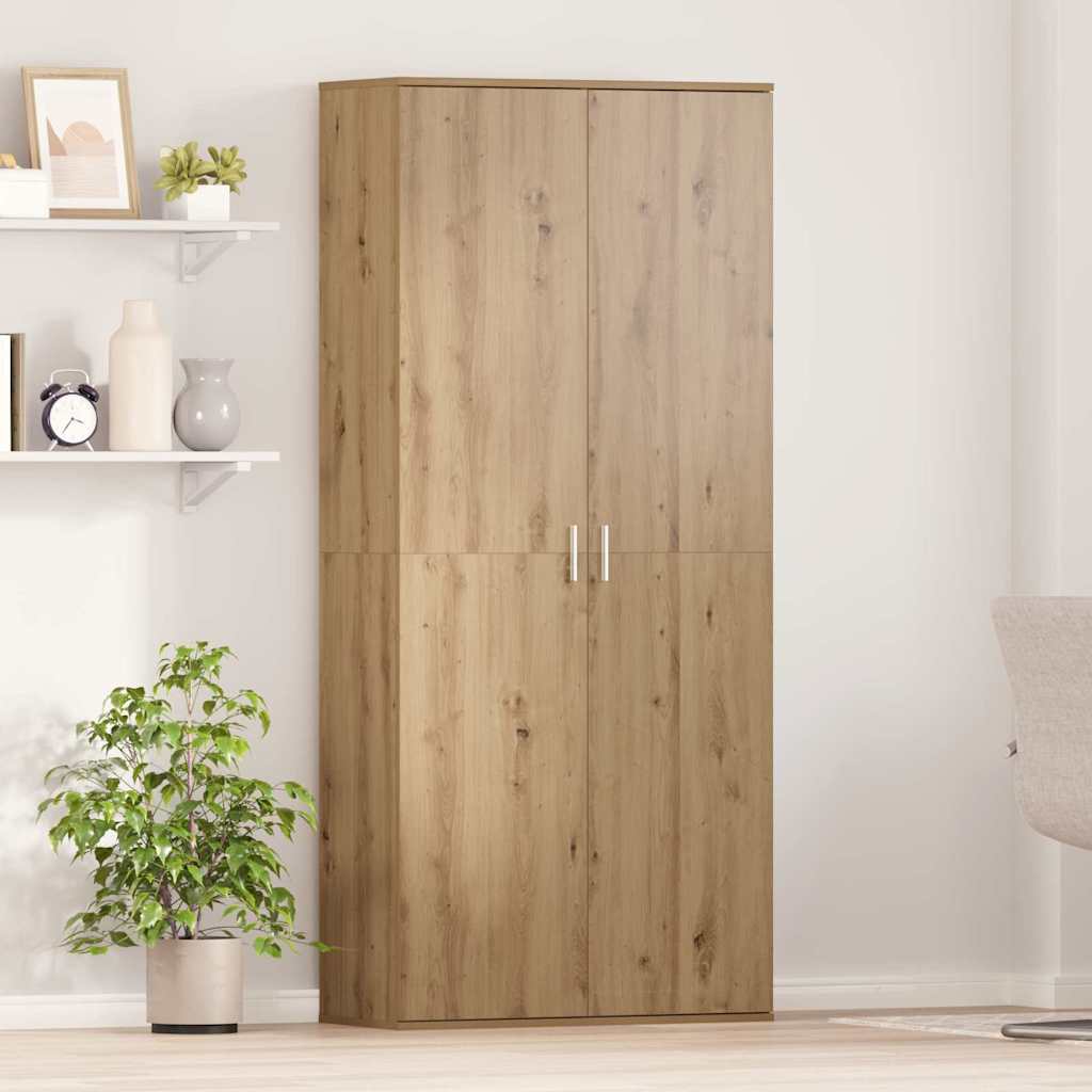 Ψηλή Ντουλάπα artisan δρυς 80 x 35 x 180 εκ Επεξεργασμένο ξύλο - Pakobazaar