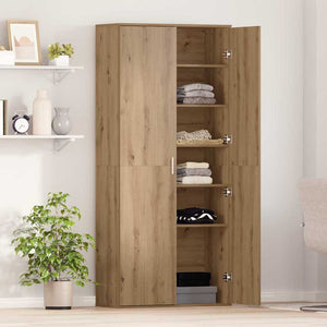 Ψηλή Ντουλάπα artisan δρυς 80 x 35 x 180 εκ Επεξεργασμένο ξύλο - Pakobazaar