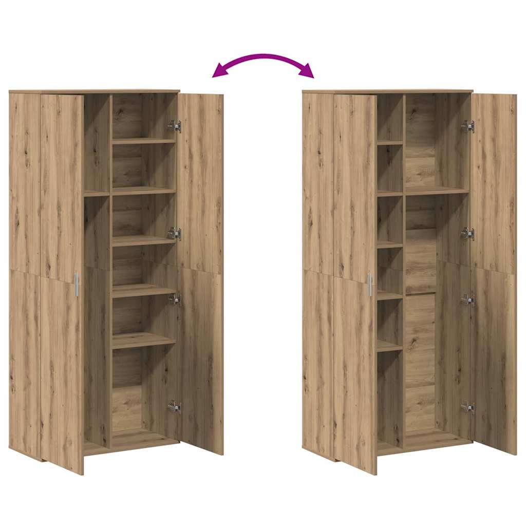 Ψηλή Ντουλάπα artisan δρυς 80 x 35 x 180 εκ Επεξεργασμένο ξύλο - Pakobazaar