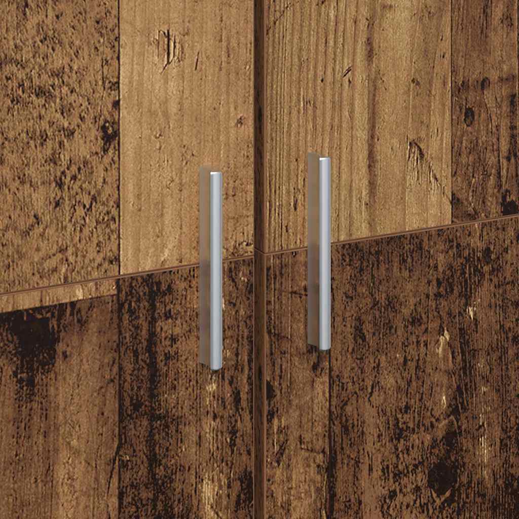 Highboard Παλιό ξύλο 70 x 33.5 x 180 εκ. Επεξεργασμένο ξύλο - Pakobazaar