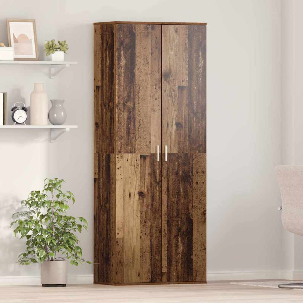 Highboard Παλιό ξύλο 70 x 33.5 x 180 εκ. Επεξεργασμένο ξύλο - Pakobazaar