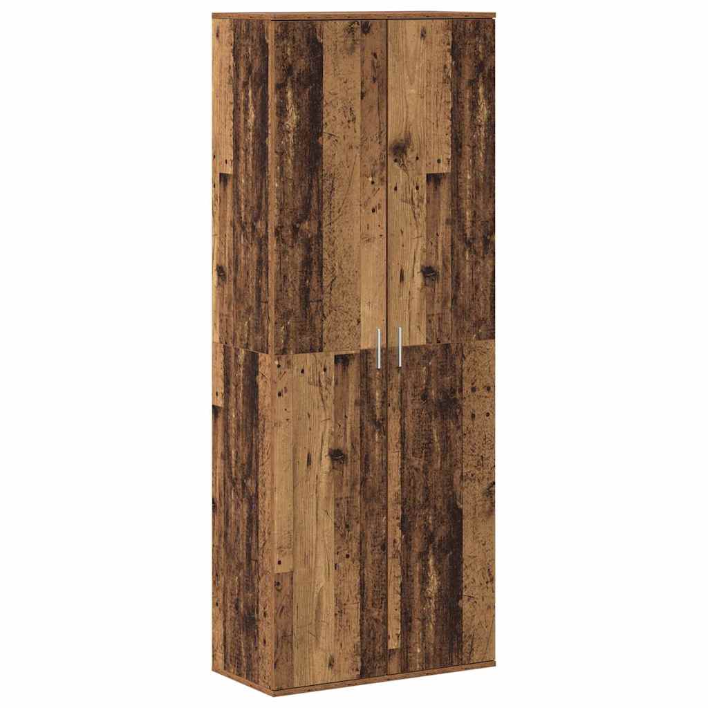 Highboard Παλιό ξύλο 70 x 33.5 x 180 εκ. Επεξεργασμένο ξύλο - Pakobazaar