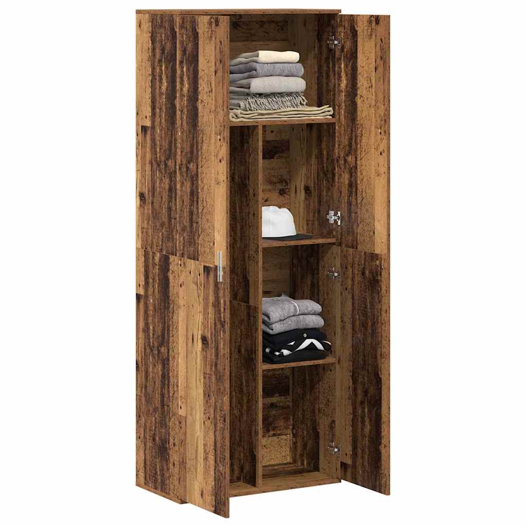 Highboard Παλιό ξύλο 70 x 33.5 x 180 εκ. Επεξεργασμένο ξύλο - Pakobazaar