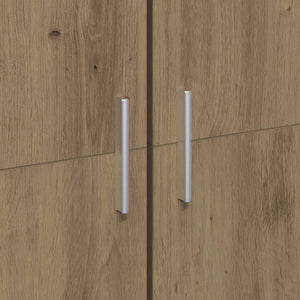 Highboard 70 x 33.5 x 180 εκ. Επεξεργασμένο Ξύλο Artisan Oak