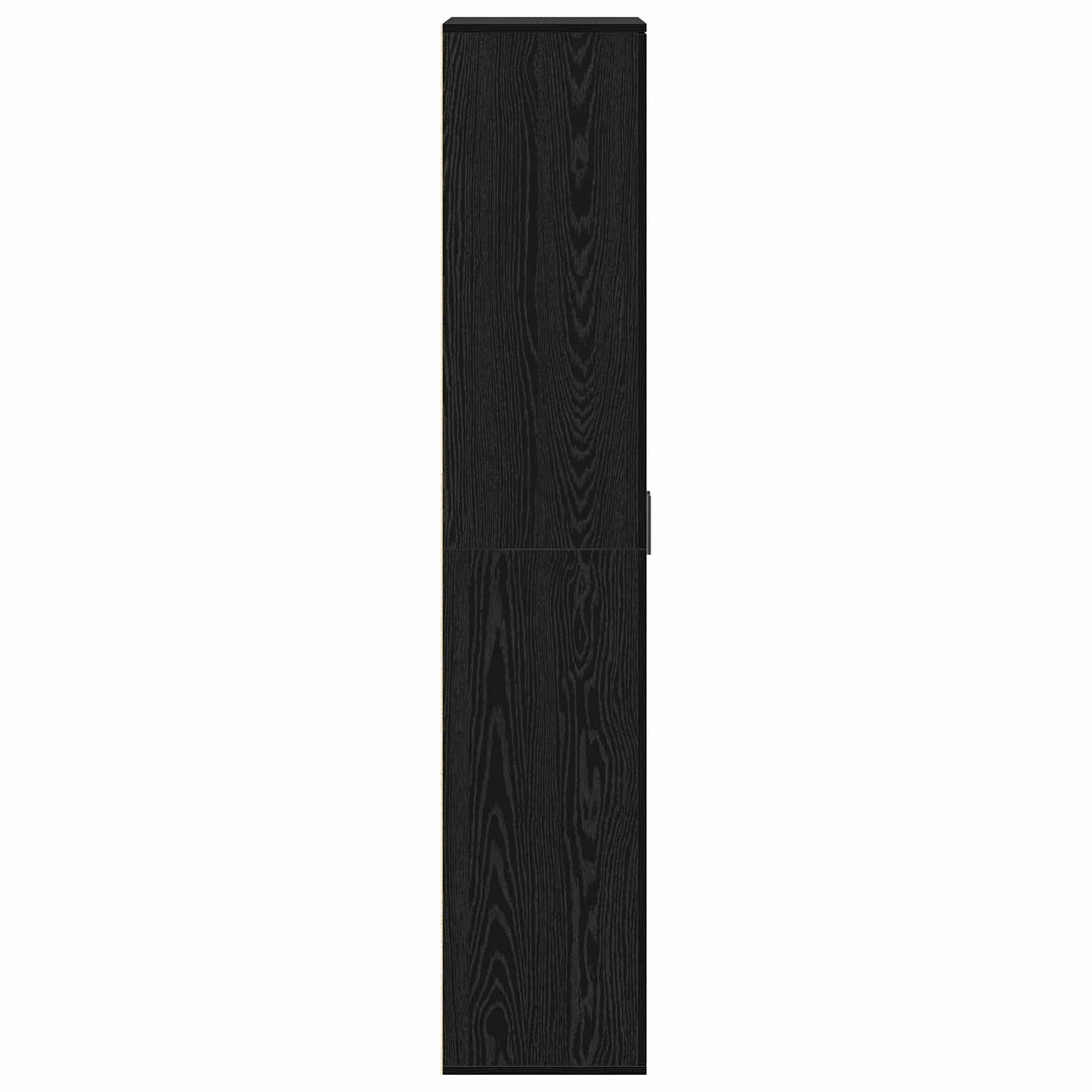 Highboard 70 x 33.5 x 180 εκ. Επεξεργασμένο Ξύλο Μαύρη Οξυά