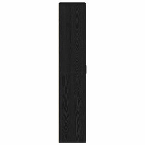 Highboard 70 x 33.5 x 180 εκ. Επεξεργασμένο Ξύλο Μαύρη Οξυά